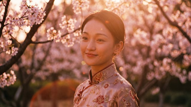 糖心传媒古风美人旗袍写真拍摄花絮